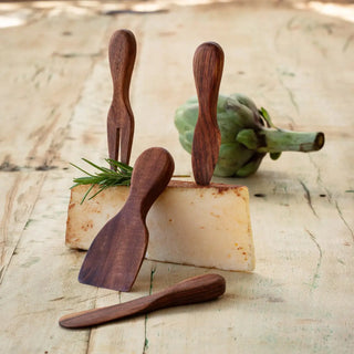 Wooden S/4 Cheese Knives Porch View Home