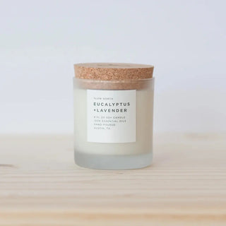 8oz. Frosted Candle Slow North