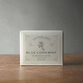 Blue Corn Mint Bar Soap Los Poblanos