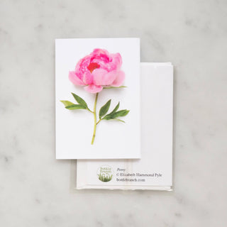 Enclosure card - Pink Peony Bottle Branch