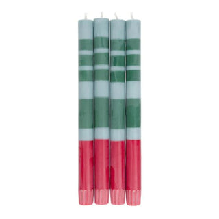 Striped Candle Tapers Designed in Colour Ltd