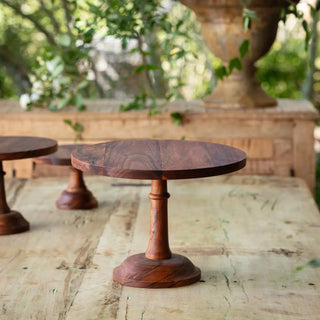 Wooden Cake Stand Porch View Home