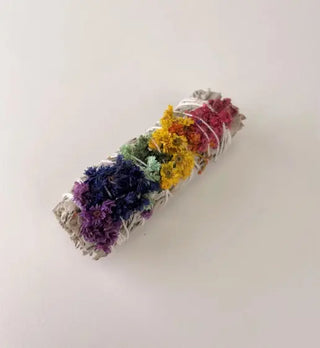 4" Rainbow Sage Smudge Sticks Andaluca