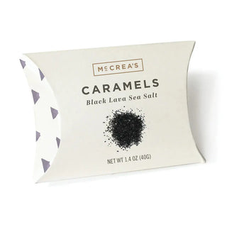 black lava sea salt caramels