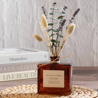 Eucalyptus Lavender Bouquet Reed Bundle Fragrance Diffuser - Moss & More