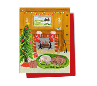 Fireplace Holiday Card - Moss & More