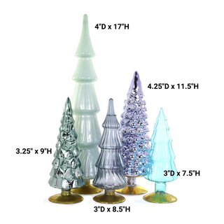 Glass Christmas Tree - Moss & More