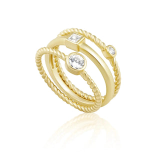 Leslie Ring Stack Sahira