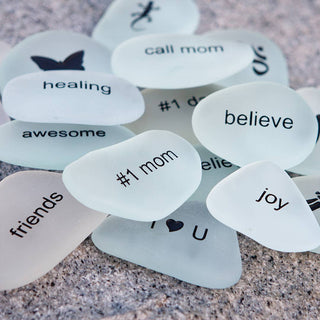 Miracle Pocket Stones - Engraved with Words & Symbols 1.5-2"