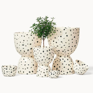 Speckled Stacked Planters Franca Collection