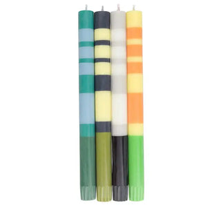 Striped Candle Tapers British Colour Standard