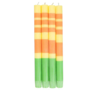 Striped Candle Tapers British Colour Standard