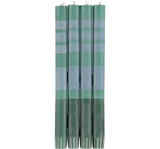 Striped Candle Tapers British Colour Standard